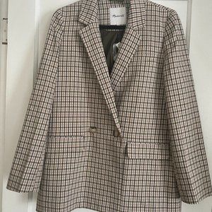 M - Madewell Dorset Blazer in Albermarle Plaid